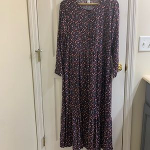 Nursing Friendly, Floral Maxi Dress